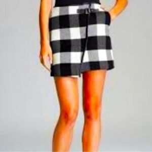 Karen Millen Blanket Wrap Mini Skirt